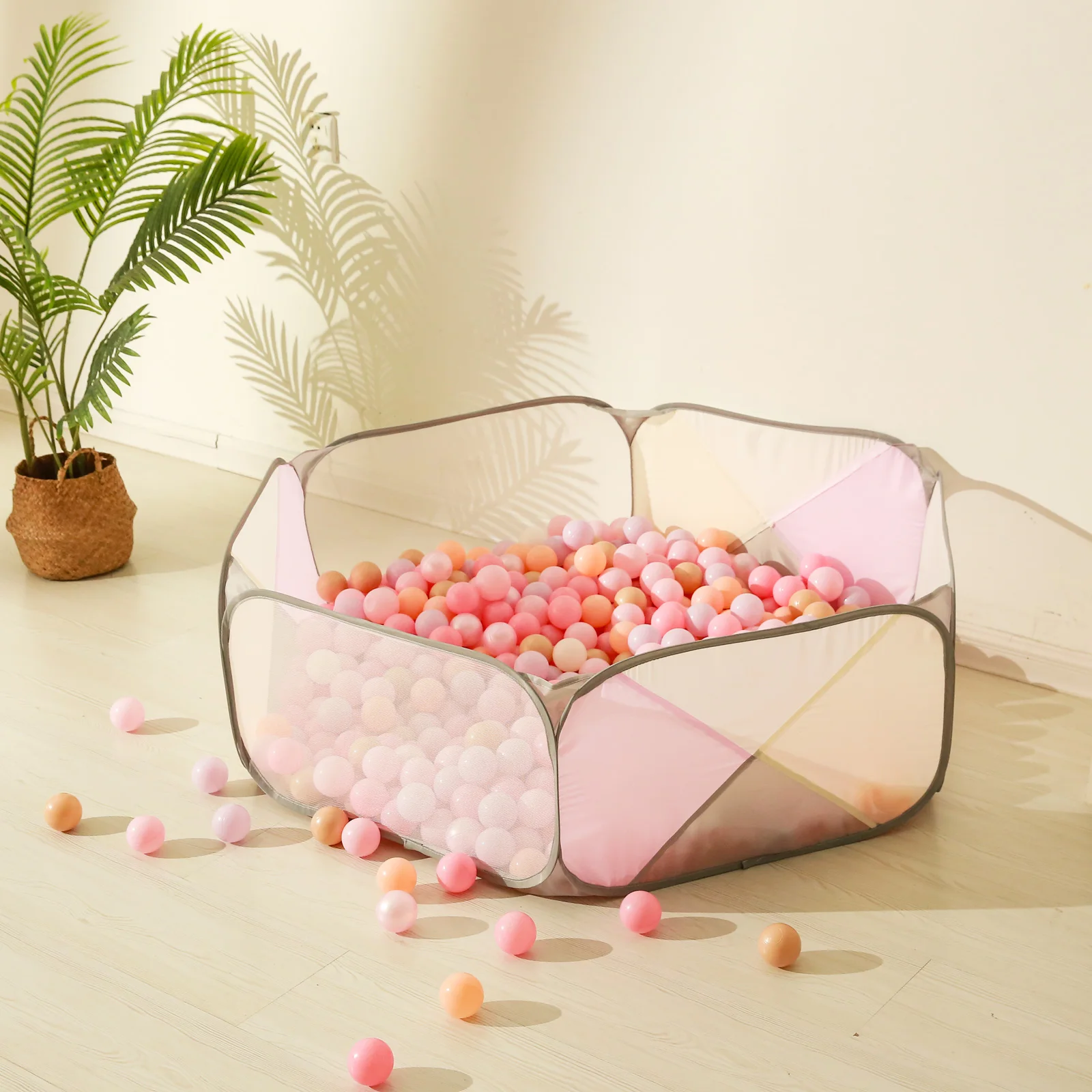 1pc Multi-colour Available Child Ball Pit Ball Pool with Pattern Portable Kids Ocean Pool Toys（Balls not included）