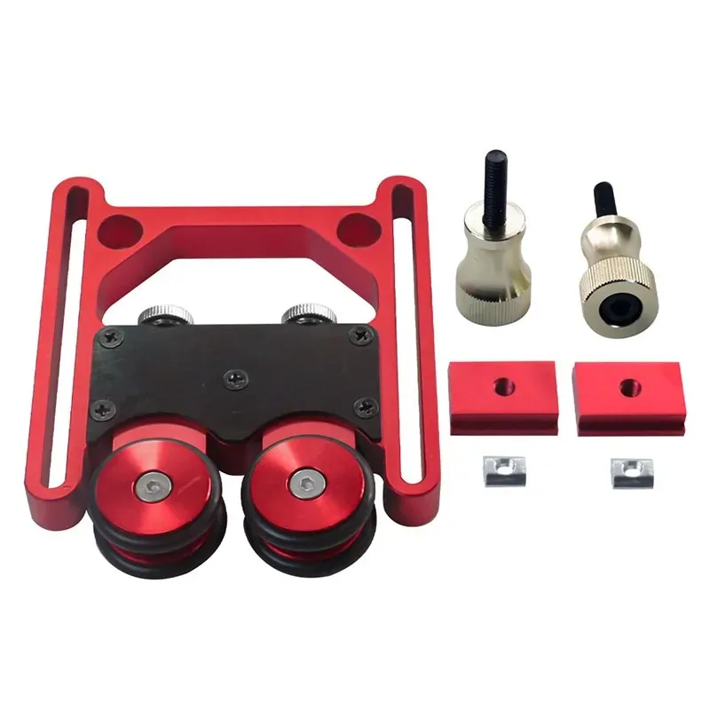 Adjustable Roller Guides Clear-Cut Stock Guides One-way Wheel Feather Board Auxiliary Tool for Table Saw Router Table Cutting
