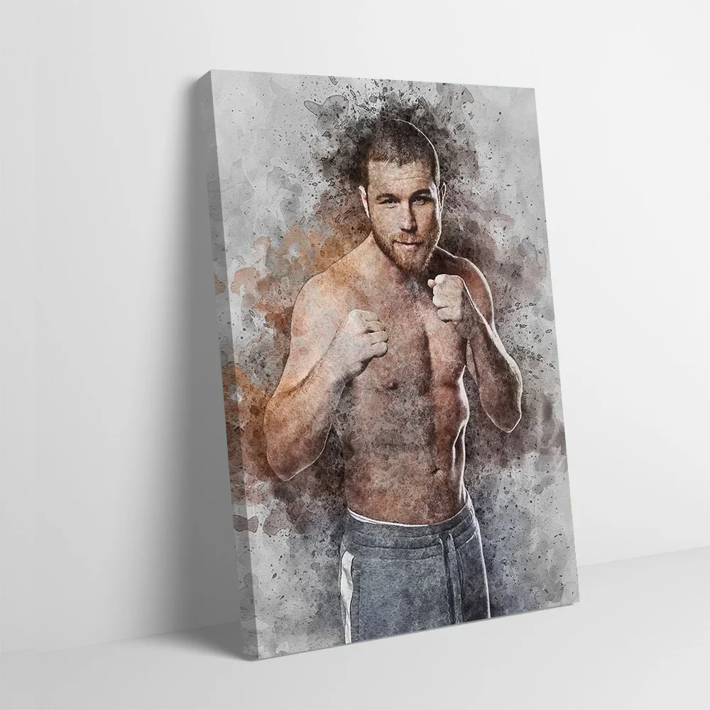 Плакат с принтом Saul Alvarez, настраиваемые картины, настенная живопись на холсте, подарок для украшения интерьера, палочка для гостиной, Deko