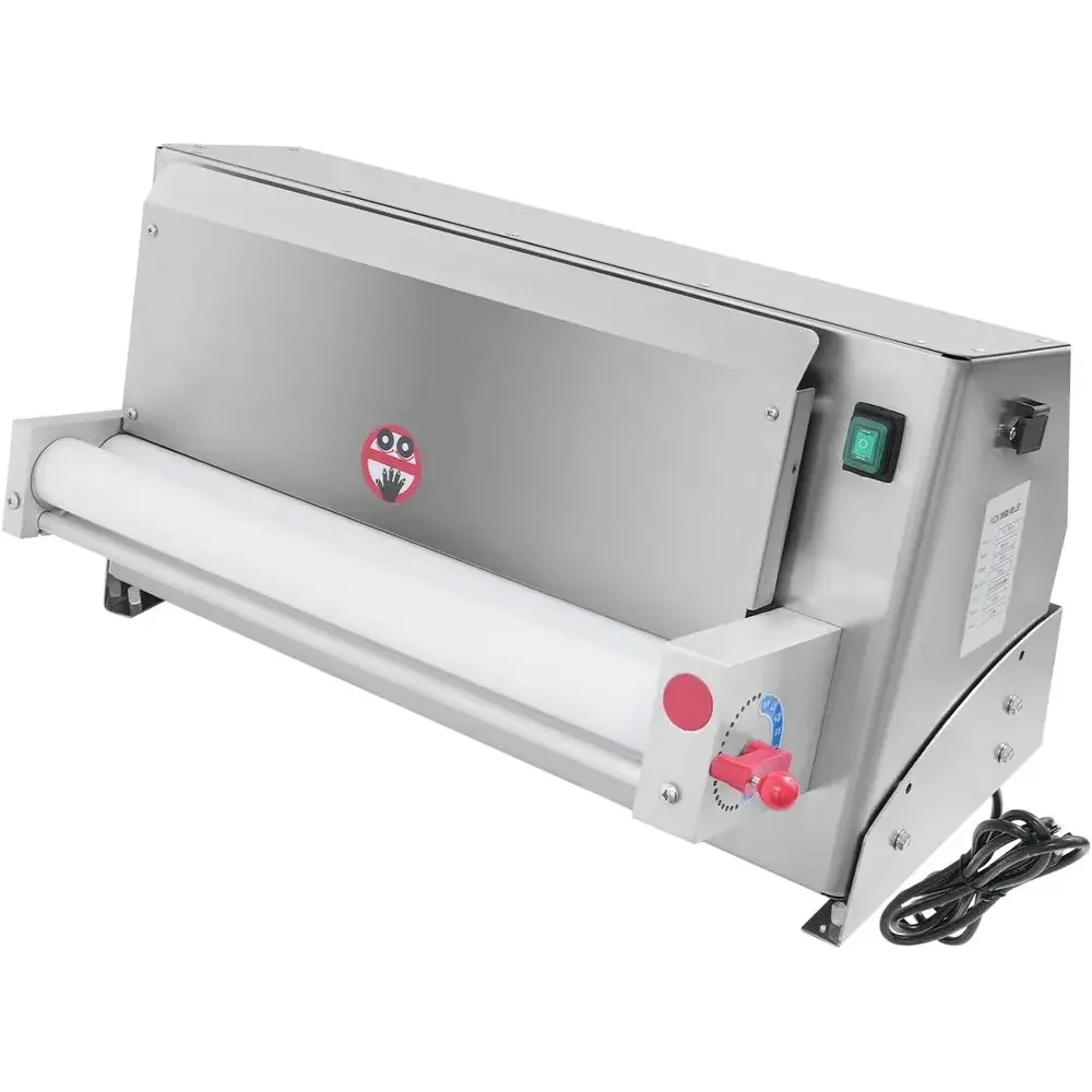 450W 260 Portions Per Hour Automatic Commercial   Pizza Dough Roller Sheeter Adjus  Pastry Press Machine for Bakery