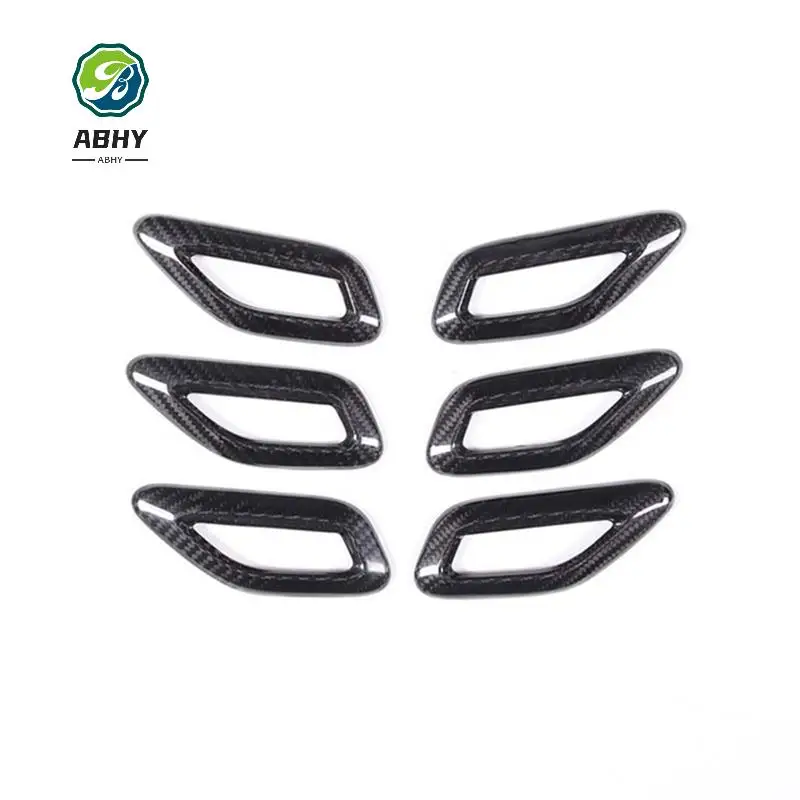 

ABHY-Dry Carbon Fiber Car Side Air Outlet Vent Cover Trim For Maserati Grecale 2022 2023