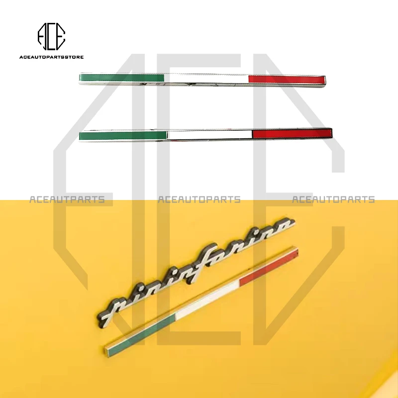 

12,5 см, горячая распродажа, значок с итальянским флагом Ferrari, эмблема для боковой юбки, автомобильная наклейка, автоаксессуары, все F8 SF90 458 488 F12 812