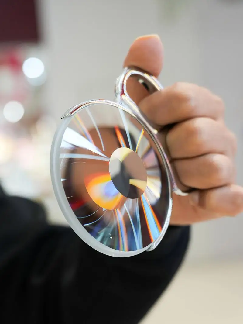Imagem -05 - Handheld Câmera Filter Prism Vortex Halo Efeitos Especiais Fotografia Foreground Blur Props Dslr Acessórios para Micro Lens 90 mm