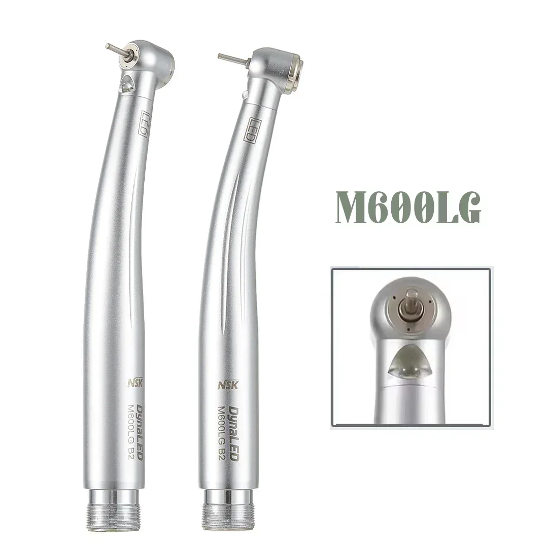 NSK Dental 1:1 Contra Angle Low Speed Direct Drive Handpiece FX25 FX65 Set M600LG DynaLED Turbine Handpiece with LED Light