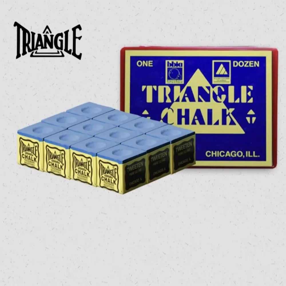 Original Triangle Premium Quality Billiard Snooker Pool Chalk (Dry,Medium, Oil)