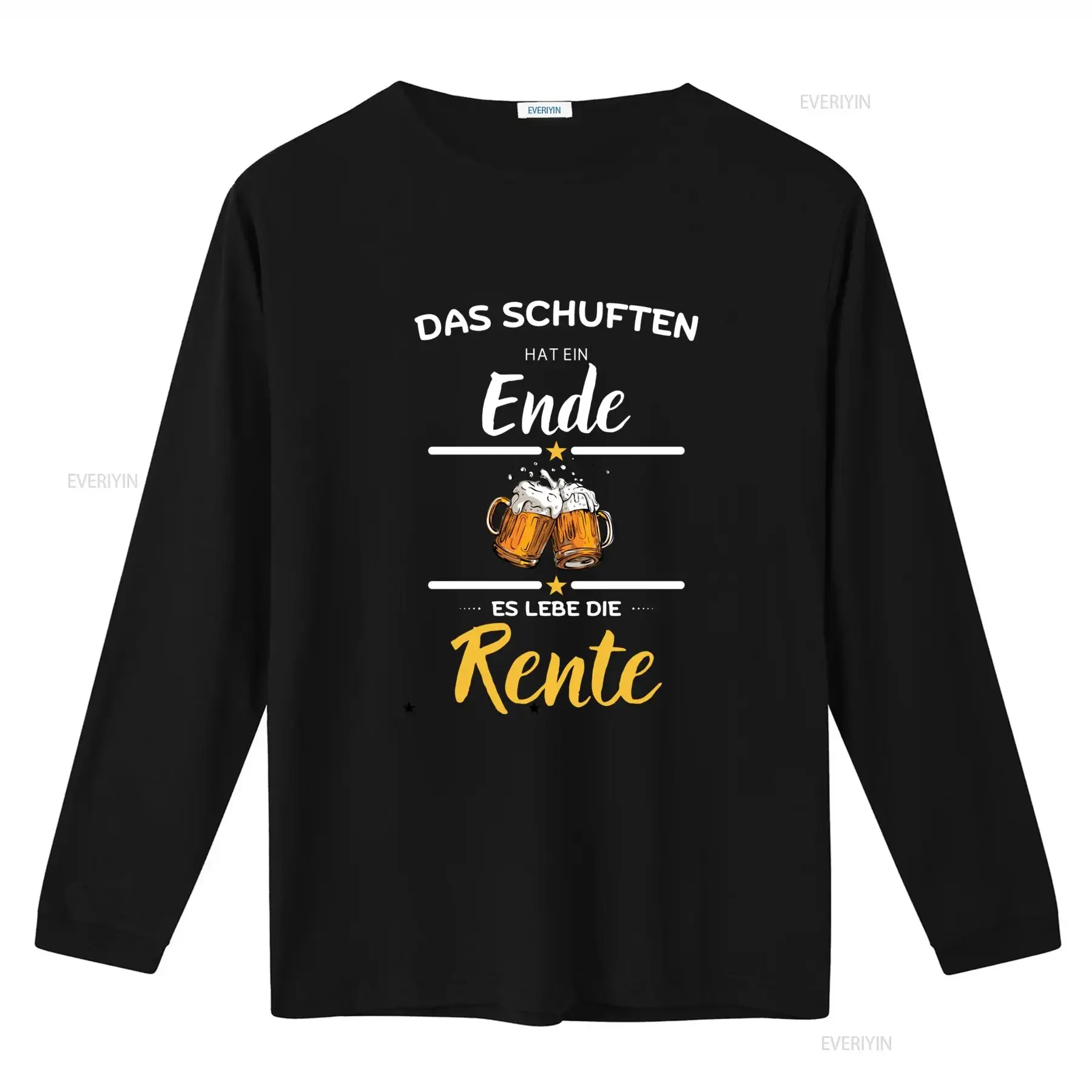 Pensioner T Shirt Retirement Beer Motif Funny For Pensioners Das Schufften Hat Ein Ende Es Lebe Die Rente vintage Washed Casual