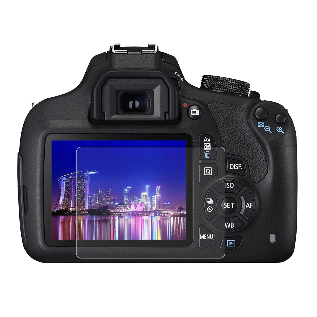 PULUZ 2.5D 9H Tempered Glass Film LCD Screen Protector Camera Accessories for Canon 1200D (KISS X70)