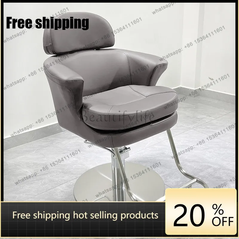 hot Studio Classic Barber Chair Nordic Design Luxury Modern Barber Chair Minimalist Style Barberstuhl Salon Furniture