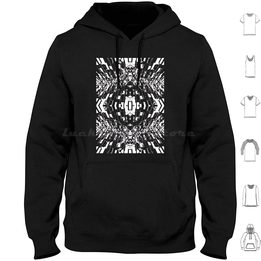 

Data Iv Hoodies Long Sleeve Ekdojo Noise Punk Alternative Data Dada Black White Black And White Riot Protest Pattern