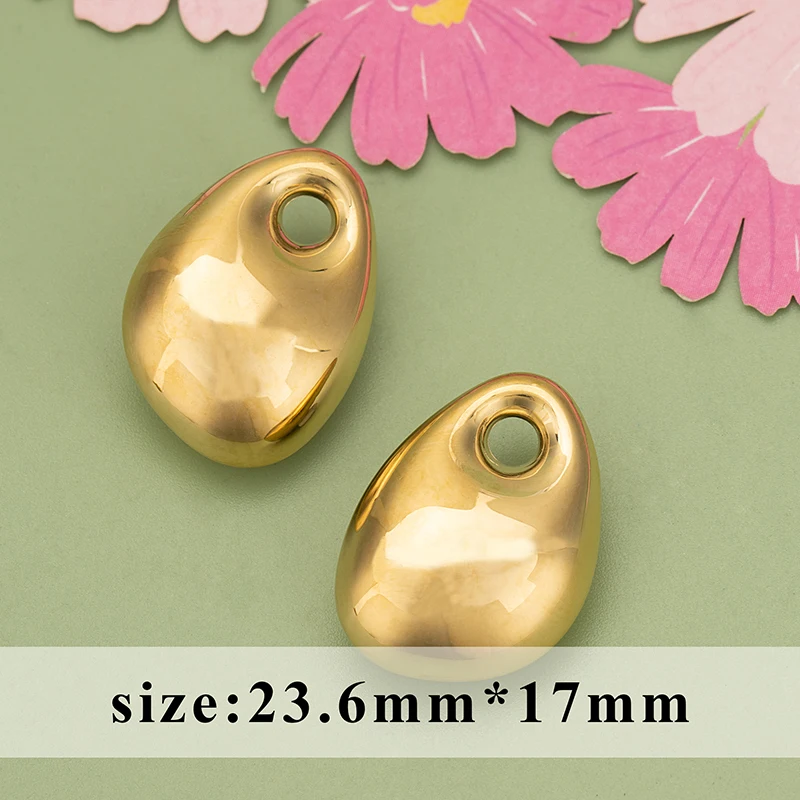 assoonas, 4 Stück/Set, ME60, Schmuckzubehör, 316L-Edelstahl, nickelfrei, handgefertigt, Anhänger, Schmuckherstellung, DIY-Anhänger – Detail 7