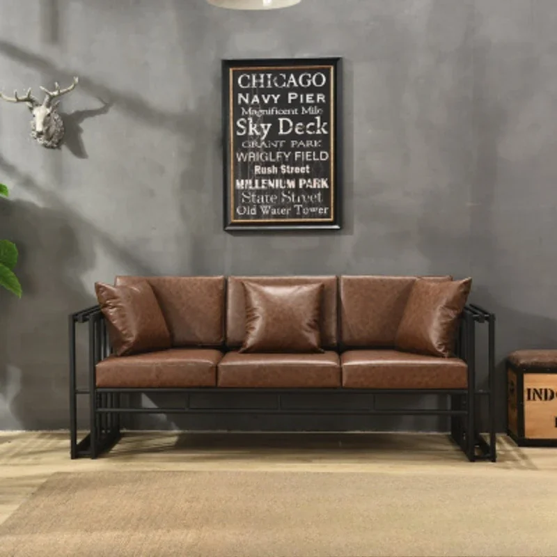 Small apartment living room leisure sofa, reception sofa