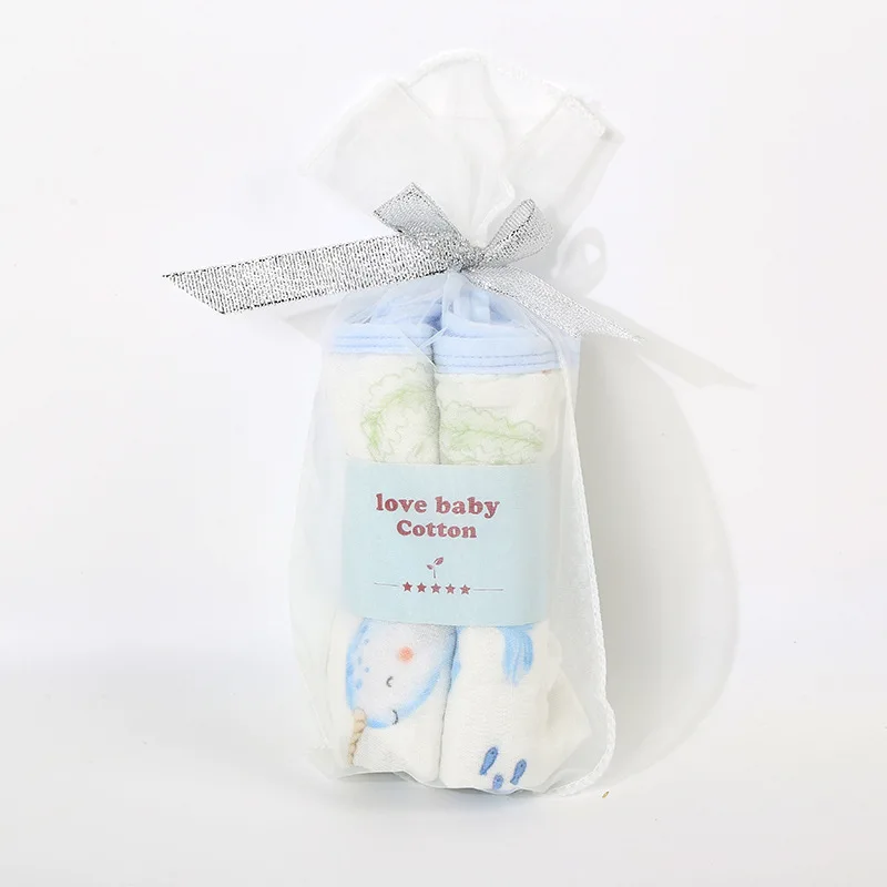 مناشف مربعة من الشاش القطني للأطفال - حقيبة شبكية مكونة من قطعتين، ملابس وجه للأطفال ومرايل لعاب، ناعمة وقابلة للغسل ومسامية #3