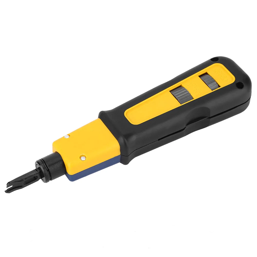 أداة لكمة أسفل 110 سلك القاطع سكين كماشة الاتصالات ل Rj45 كيستون جاك شبكة كابل وحدة الهاتف لوحة التوصيلات #4