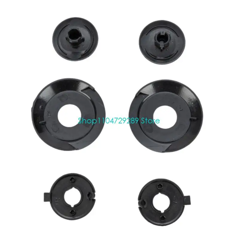 D8KE conjunto 6 accesorios base visorados resistencia anti -diseño para equipo equitación motocicletas