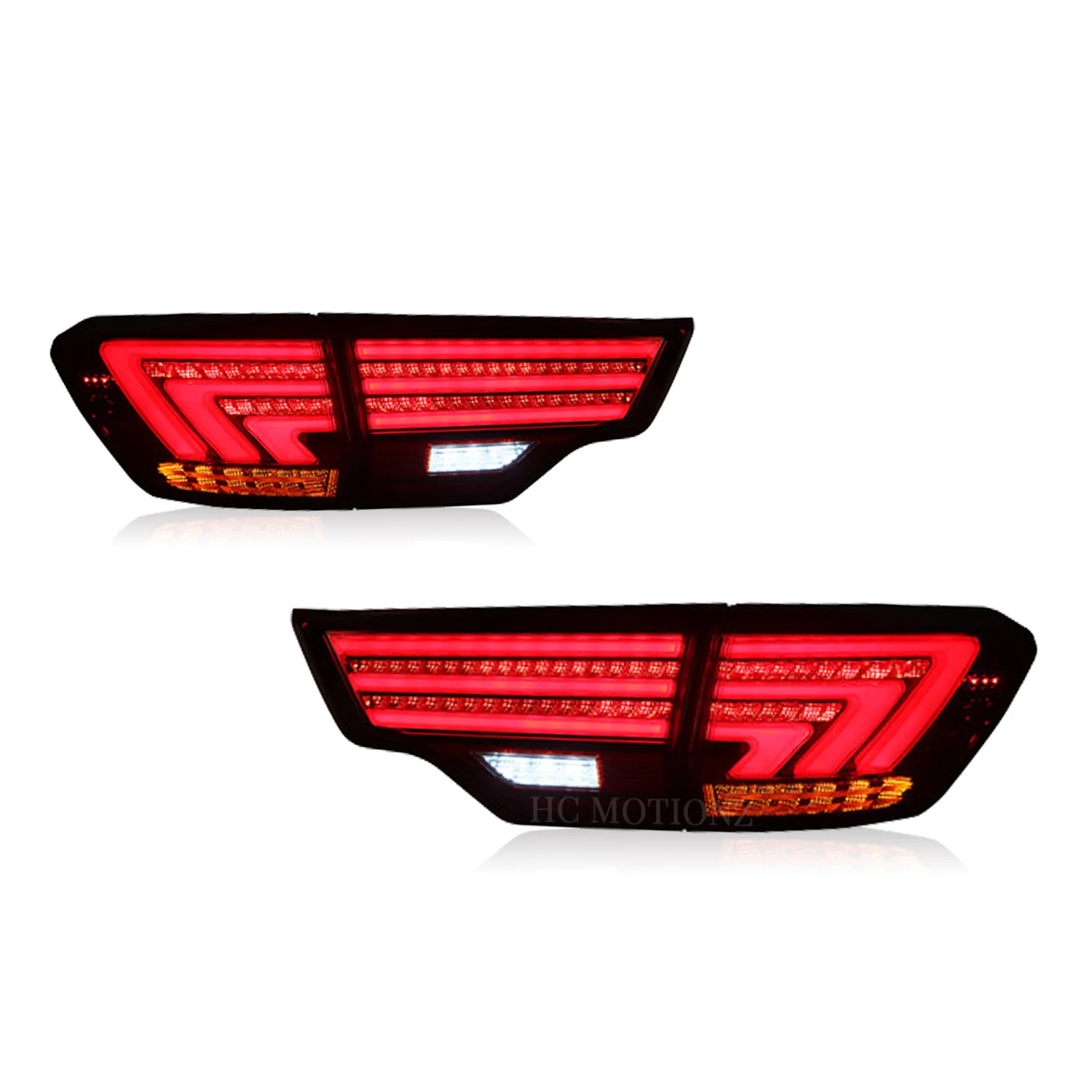 HCMOTIONZ Full LED Rear Lamps Kluger LE XU50 2014-2019 Assembly Car Tail Lights for Toyota Highlander