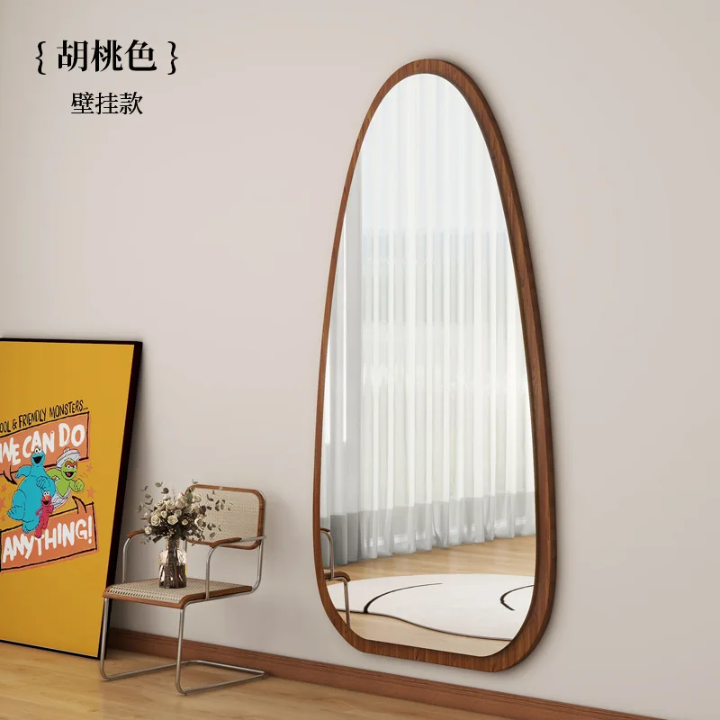 Full body mirror clothing store special floor mirror retro special-shaped wall-mounted mirror