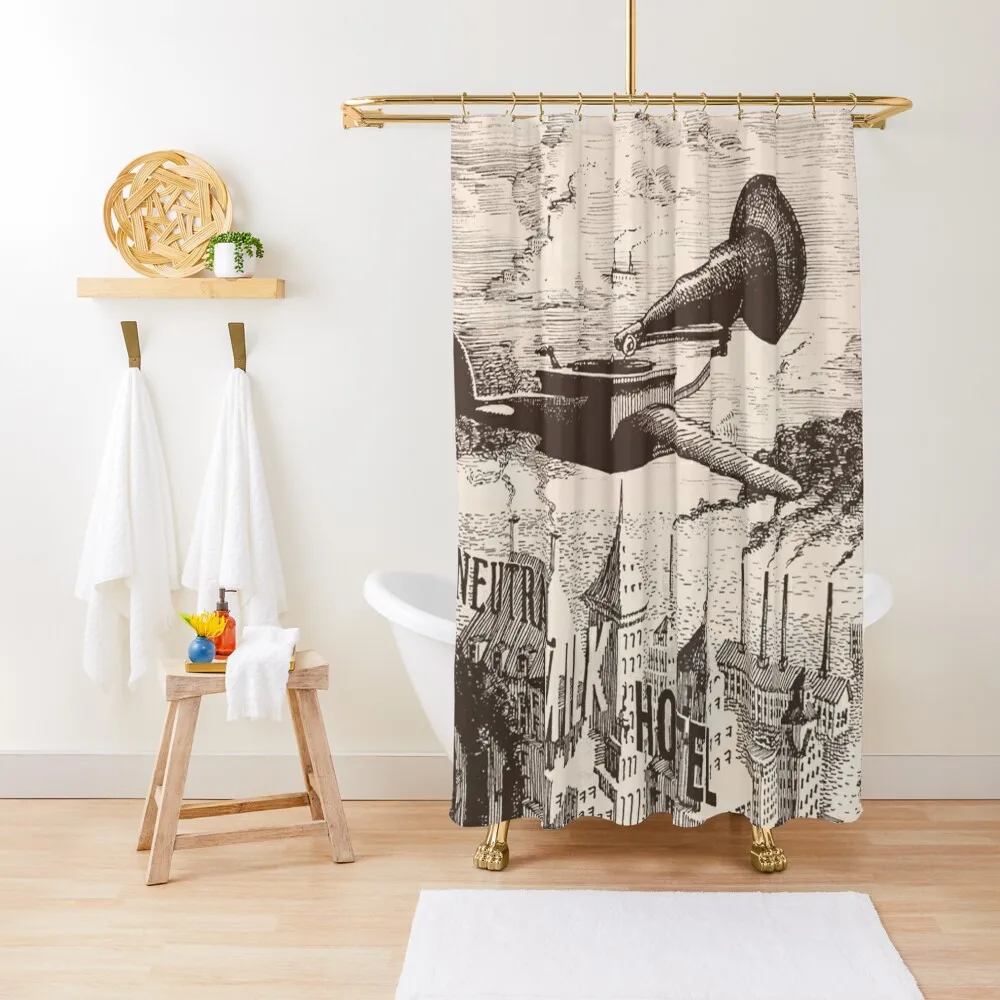 

Neutral Milk Hotel - Box Set Artwork Shower Curtain Set For Bathroom Bathtub Anti-Mold Waterproof Shower Curtain