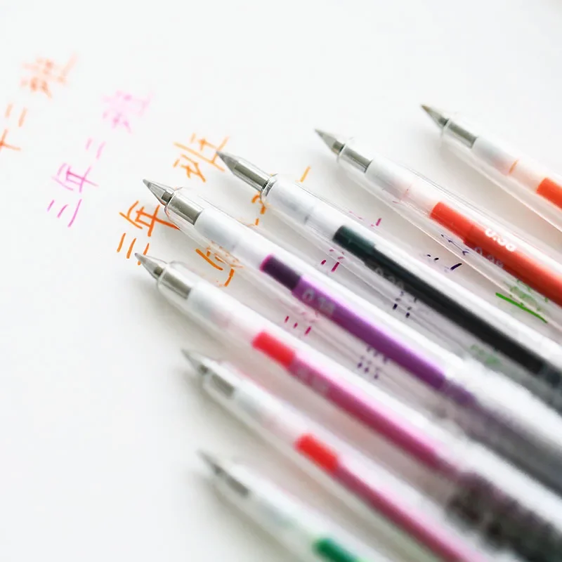 

5 шт., WUMEI, импорт из Японии, Mitsubishi STYLE FIT, гелевая ручка, цветная ручка для подписи, 0,38 мм