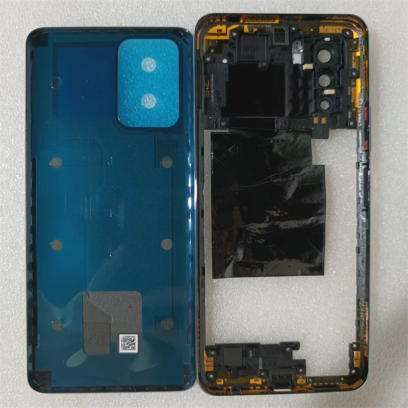 الإسكان استبدال ل Xiaomi POCO X3 GT الإطار الأوسط + البطارية الغطاء الخلفي غطاء لوحة الباب الخلفي + عدسة الكاميرا إصلاح أجزاء #2