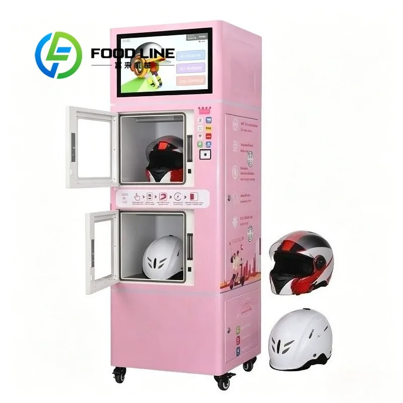 Low Noise Helmet Washing Machine Optimized Water Circuit Structure Quiet Running For Indoor Store And Residential Surrounding