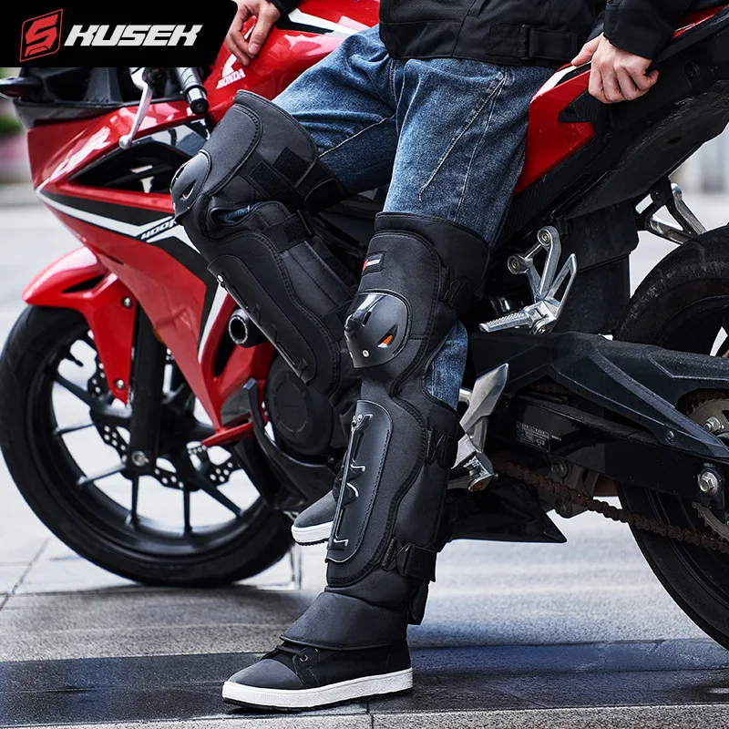 Winter Motorcycle Leg Guards, Fleece Lined Windproof Protection, Thick Warm Leg Cover for Riding