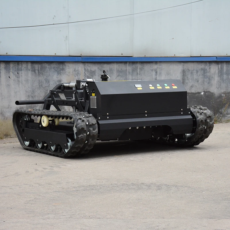 Customized Remote-Controlled Lawn Mower, Small Multifunctional Four Stroke Crawler Lawn Mower, Garden Farm Lawn Mower