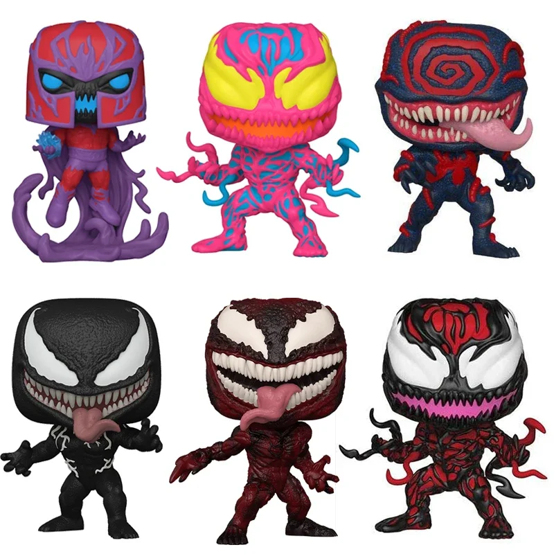 Funko Pop Película Venom CARNAGE # 371 # 678 VENOM CORROBADO # 517 # 888 # 889 Colección de figuras de acción Modelo Regalos de Navidad para niños