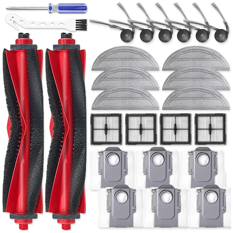 

【TODAY ONLY】For Roborock Robot Vacuum Cleaner Replacement Accessories Kit For Q10 S5/Q10 S5+ Q10 X5/Q10 X5+ Spare Parts