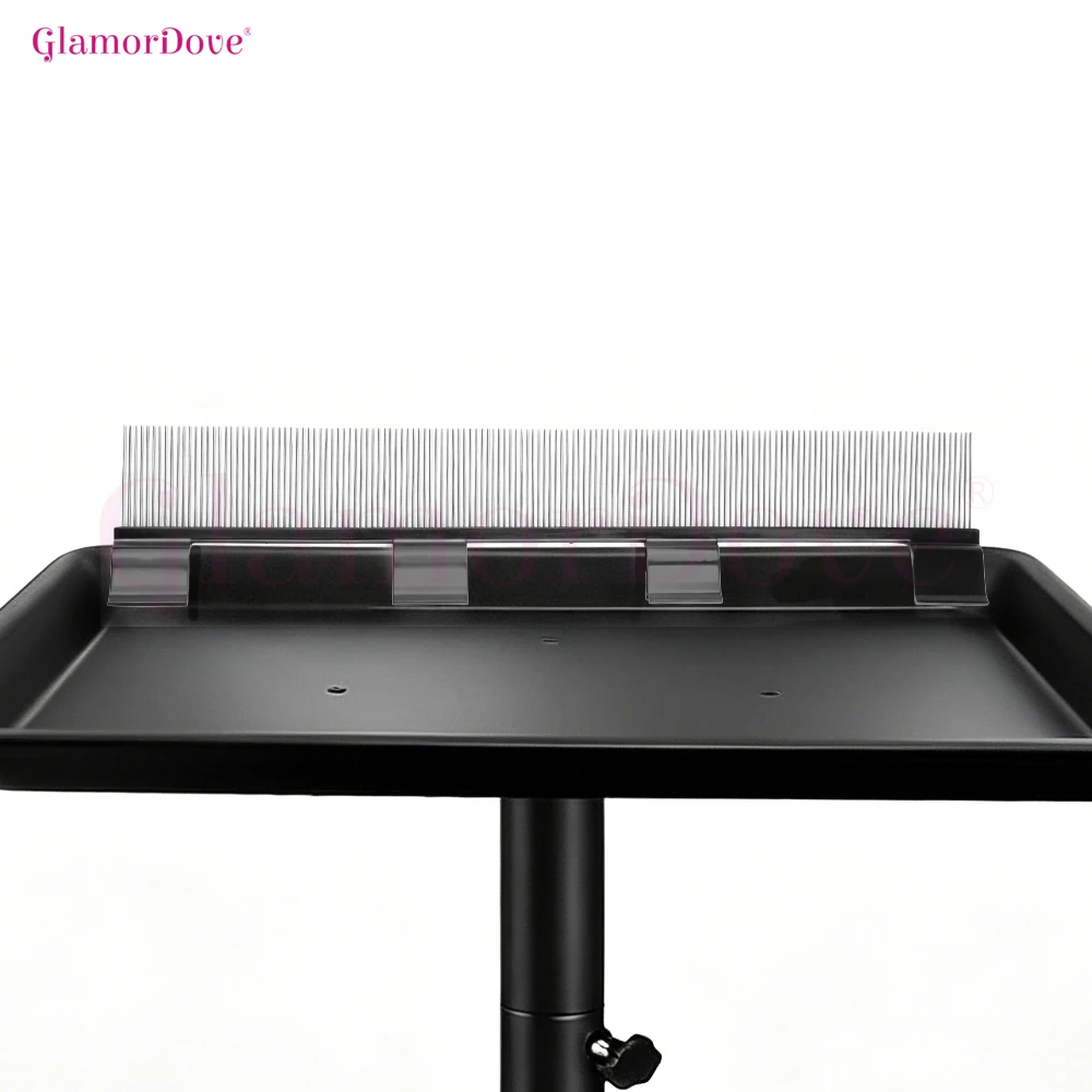 GlamorDove Hair Extension Holder – Clip-On Salon Trolley Accessory for Organizing, Drying & Styling Hair Extensions