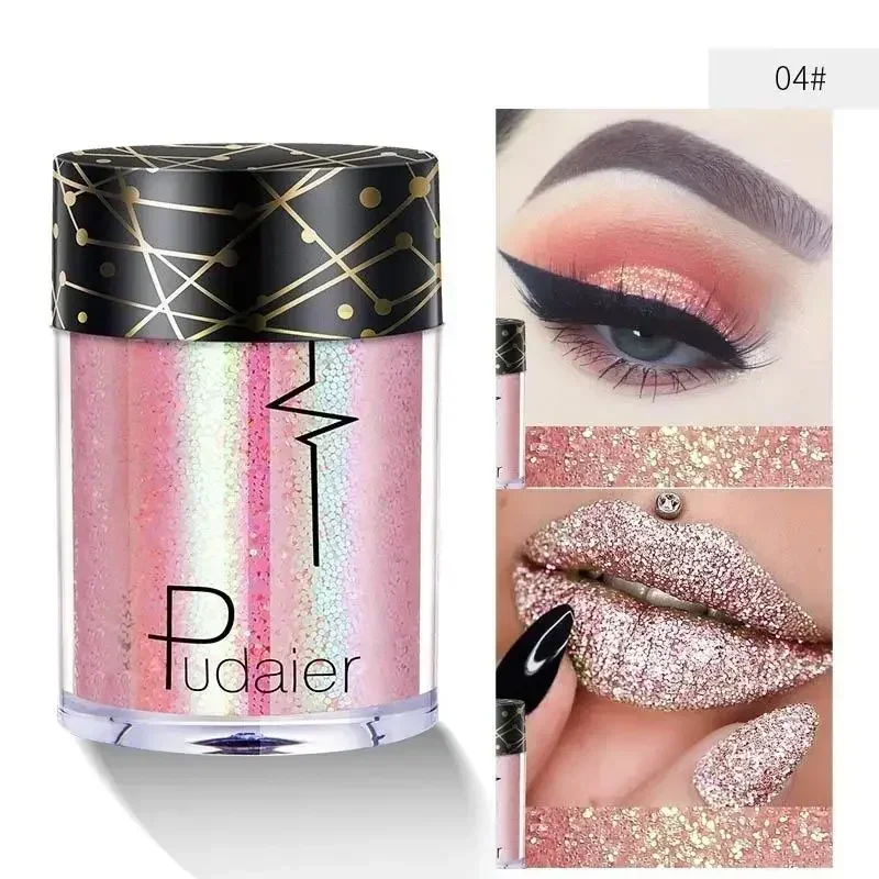 36 Color Monochrome Eye Shadow Shiny Mermaid Sequins Eye Shadow Sexy Stage Makeup Shiny Diamond Eyes Shadow Cosmetics Makeup