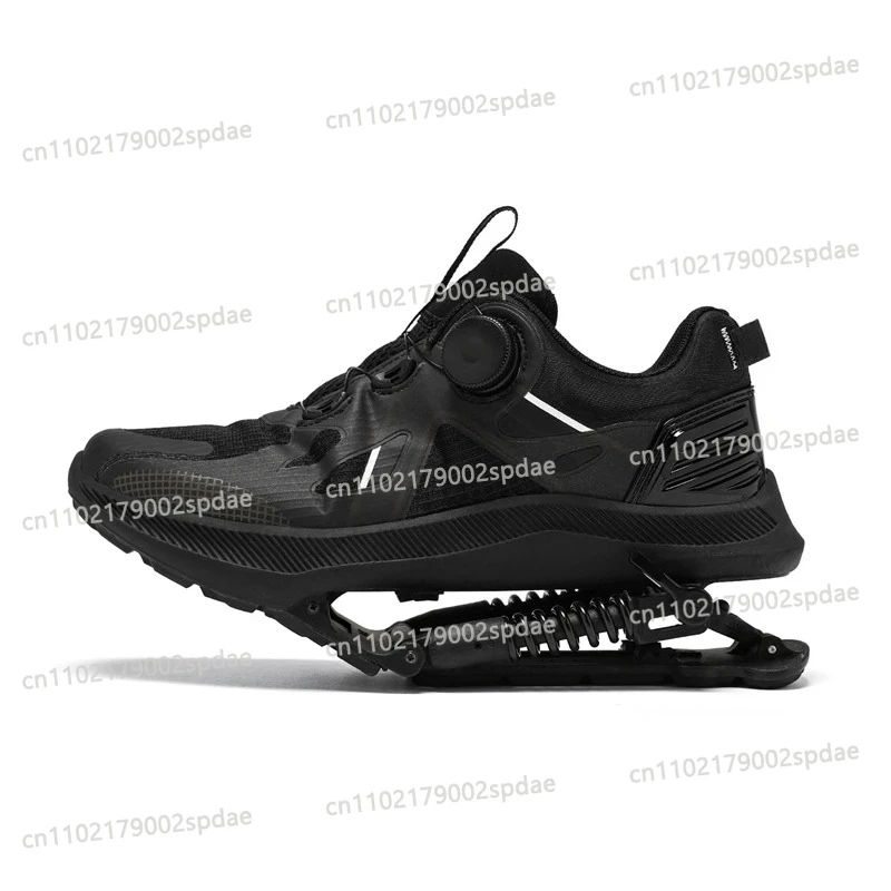 New Top Mechanical Running Shoes Breathable Sneakers Shock Absorbing Spring Assisted Shoes Shock Absorbing Fitness Shoes