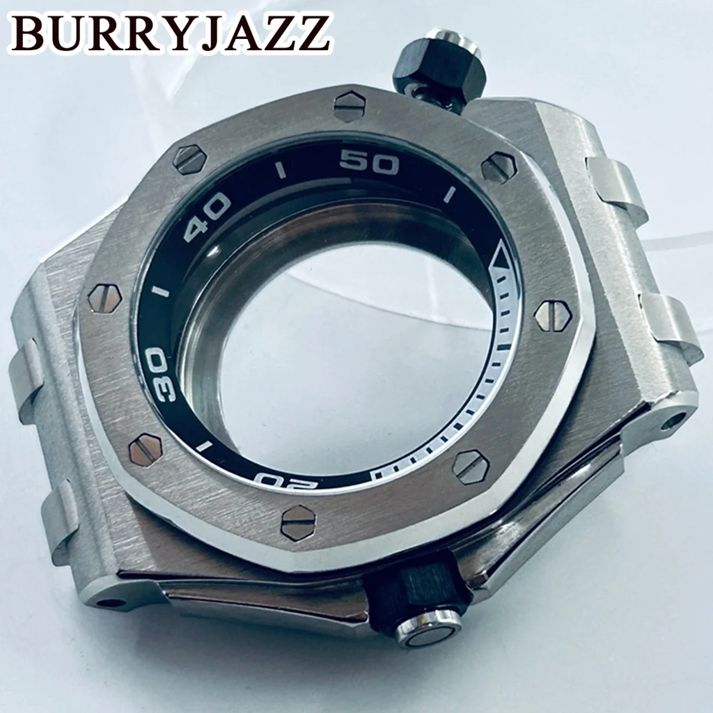 42mm AP NH35 Watch Case Chronograph Compatible with NH34 NH35 NH36 NH37 NH38 NH70 NH72 Movements - Watch Accessories