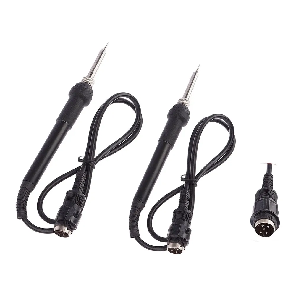 50W Soldering Iron Handle Set Two Units Compatible with For 936W Heater Core and 907 Heater Core Soldering Stations