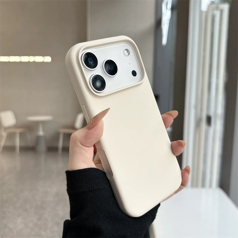Schlanke magnetische Hülle aus flüssigem Silikon für Magsafe IPhone 17 Air 16 15 14 13 12 Pro Max Plus 17Air 17Pro 16Pro Mag Safe Phone Cover