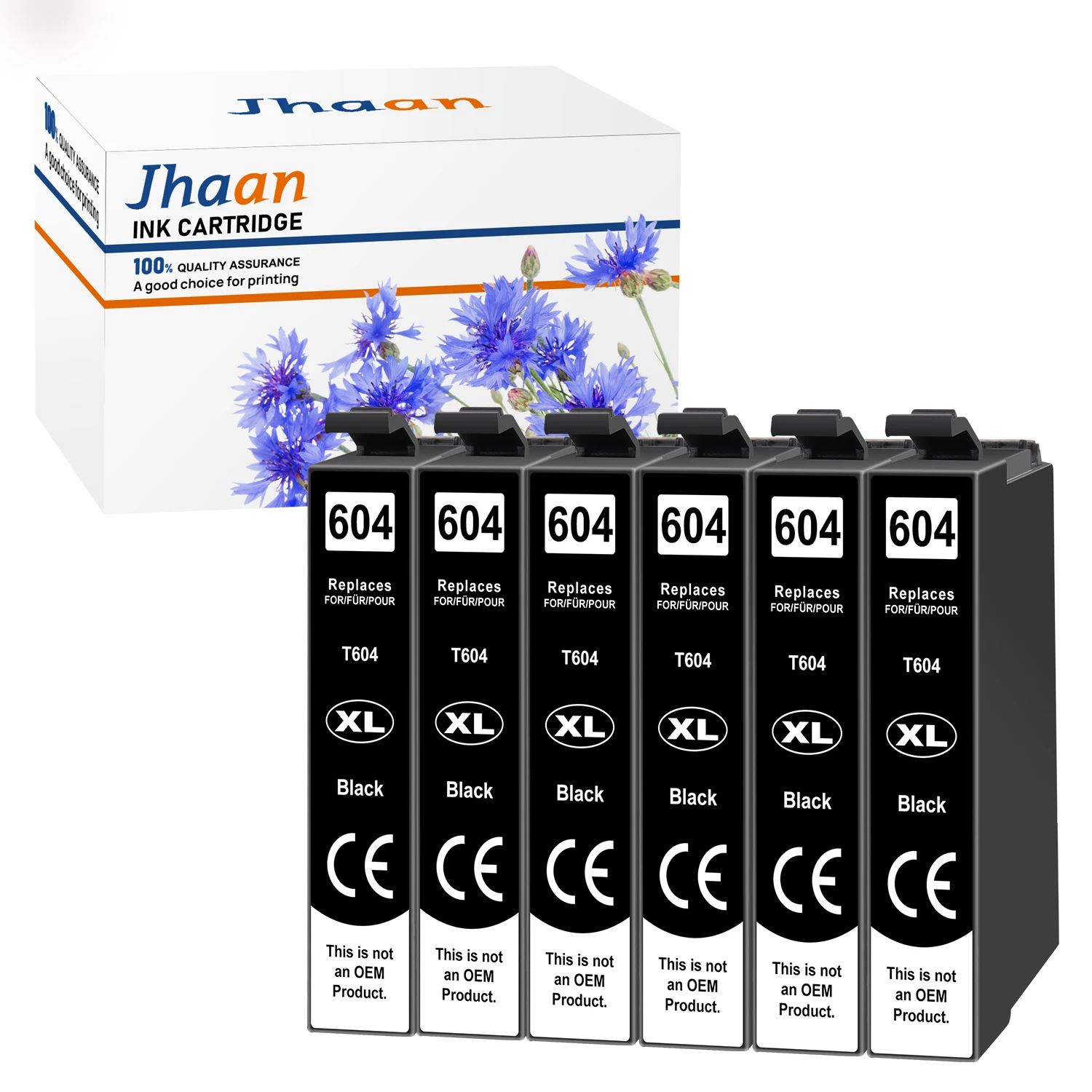 Jhaan 604XL printercartridges compatibel met Epson 604 604XL cartridges voor Expression Home XP-4200 XP-3200 XP-3205 XP-2200