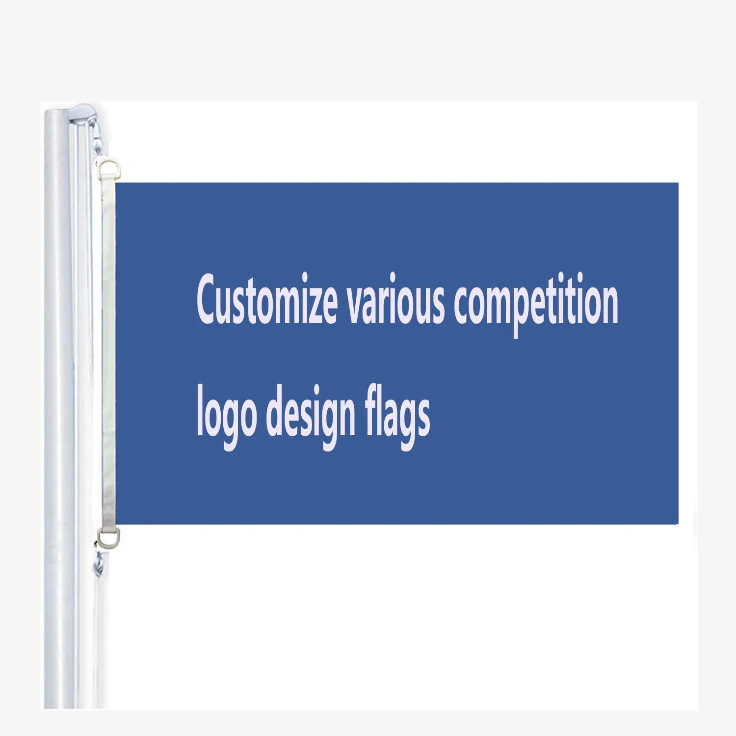 Customize various competition logo design flags,90 x 150 cm, 100 % Polyester, Digitaldruck