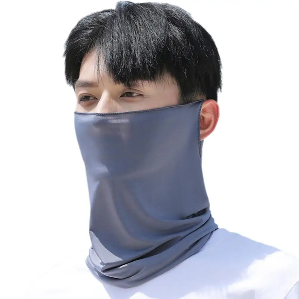 Fashion Punk Sunscreen Mask For Men Women Summer Face Neck UV Protection Ear Scarf Hip Hop Outdoor Sports Cycling Bandana S V3J4