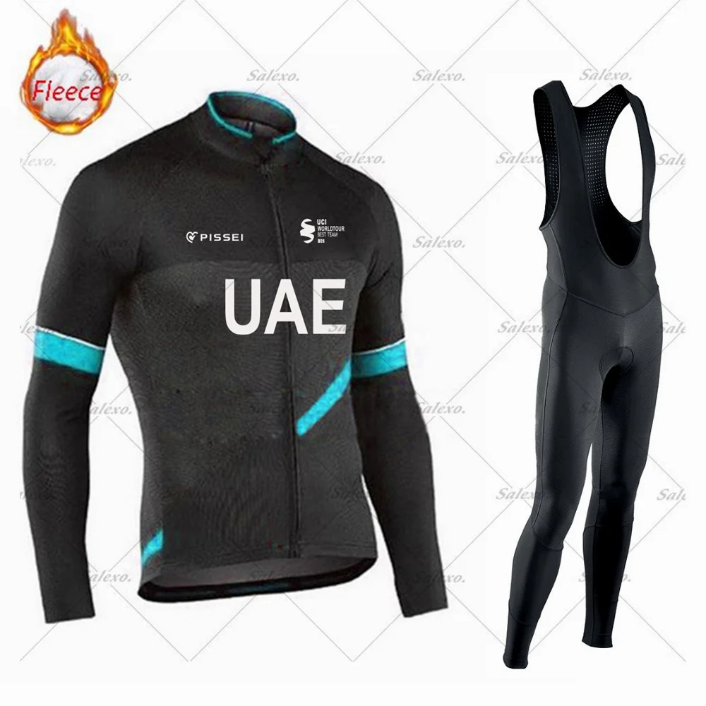 

Pro Team Cycling Man 2026 Мужская велосипедная одежда 19d Гелевая велосипедная одежда Куртка Нагрудник Джерси Комплект Зимний флисовый велосипедный костюм с длинными рукавами