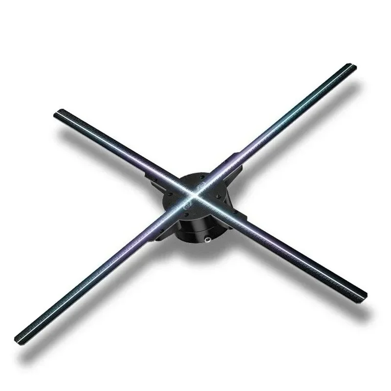Naked eye 3d holographic projector air imaging fan screen stereoscopic floating image