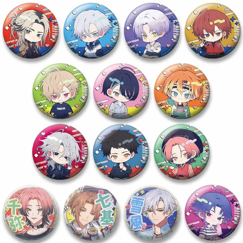 18TRIP Kafka Oguro Ryui Shiramitsu Can Badge Collection Anime Game Button Pins Cartoon Brooch for Collar Bag Hat Jewelry Gifts