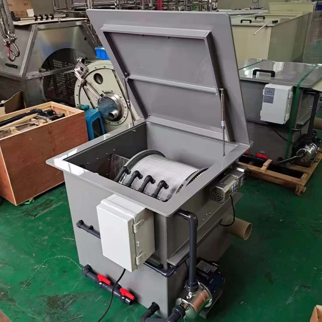 Filtre à tambour de traitement de l'eau d'étang Ras Fish Koi