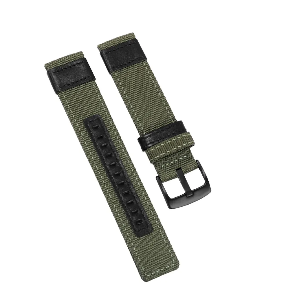 

1pc Green Watch Strap Durable Canvas Band for Men Replacement Watch Bands Strong Material Comfortable Wear