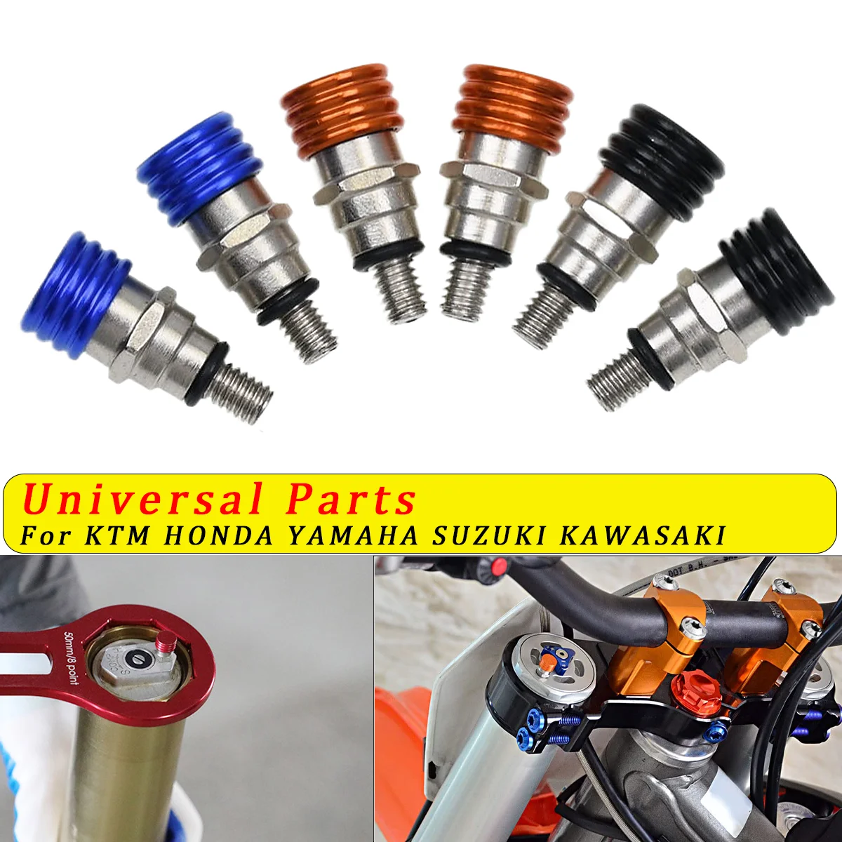 

Motorcycle M5/0.8mm M4/0.7mm Fork Air Bleeder Pressure Relief Valve For KTM XC SX XCF EXCF EXC XCW HONDA YAMAHA SUZUKI KAWASAKI