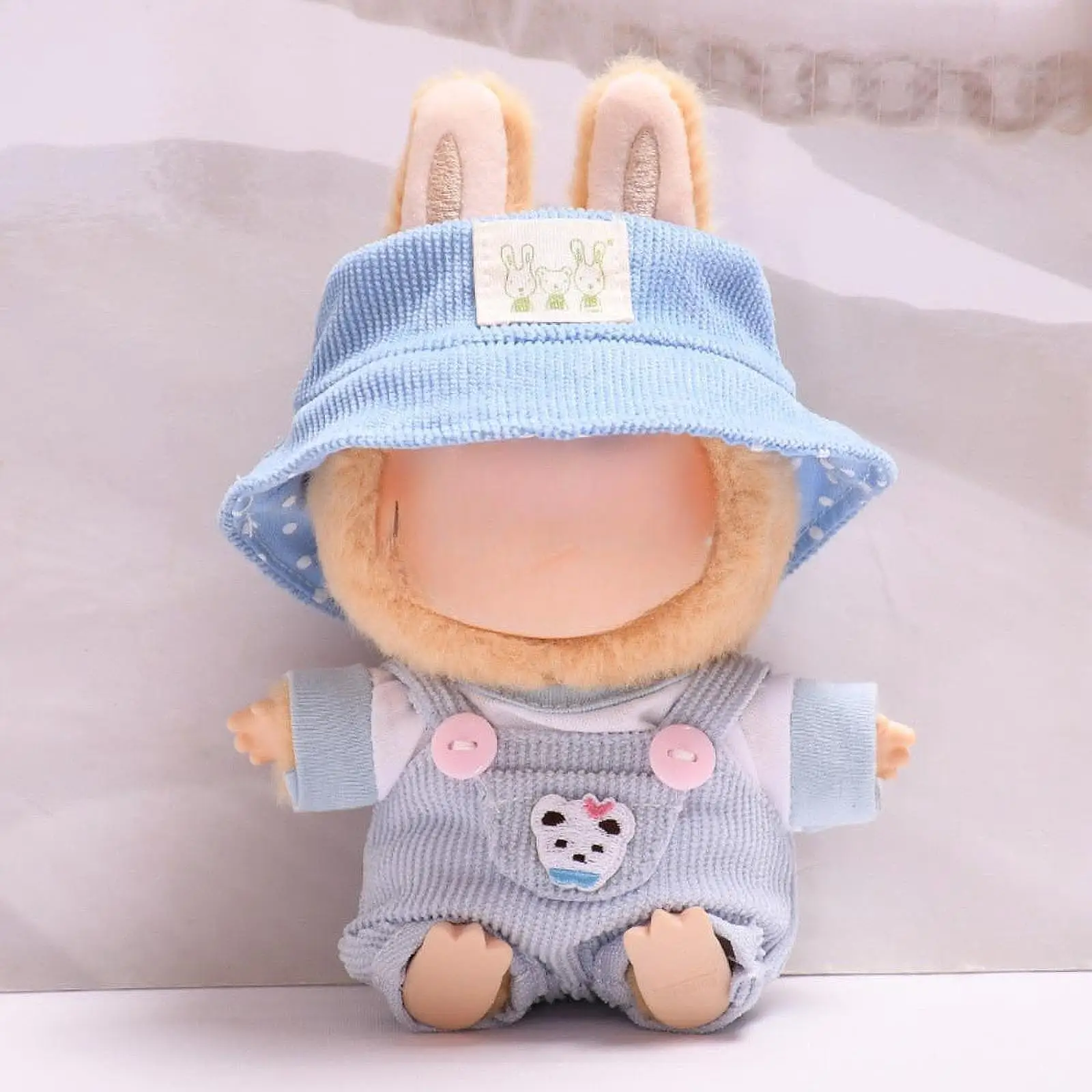

Doll Clothes for 17cm 15cm Plush Doll Doll Clothing Accessories with Hat, Photo Props Fashion Dress up Doll Outfit Set,