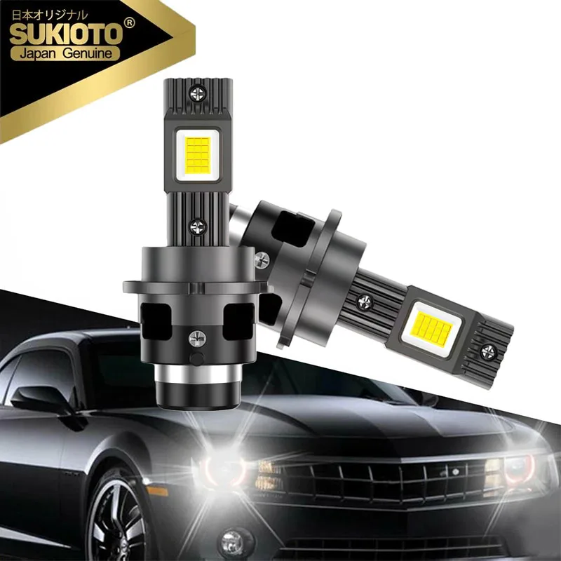 

2 шт. D2S D4S Светодиодные автомобильные фары D4R D2R Светодиодные автомобильные фары высокой яркости 40000LM 1:1 Plug and Play Автоматический комплект ксеноновых ламп 6500K Белый