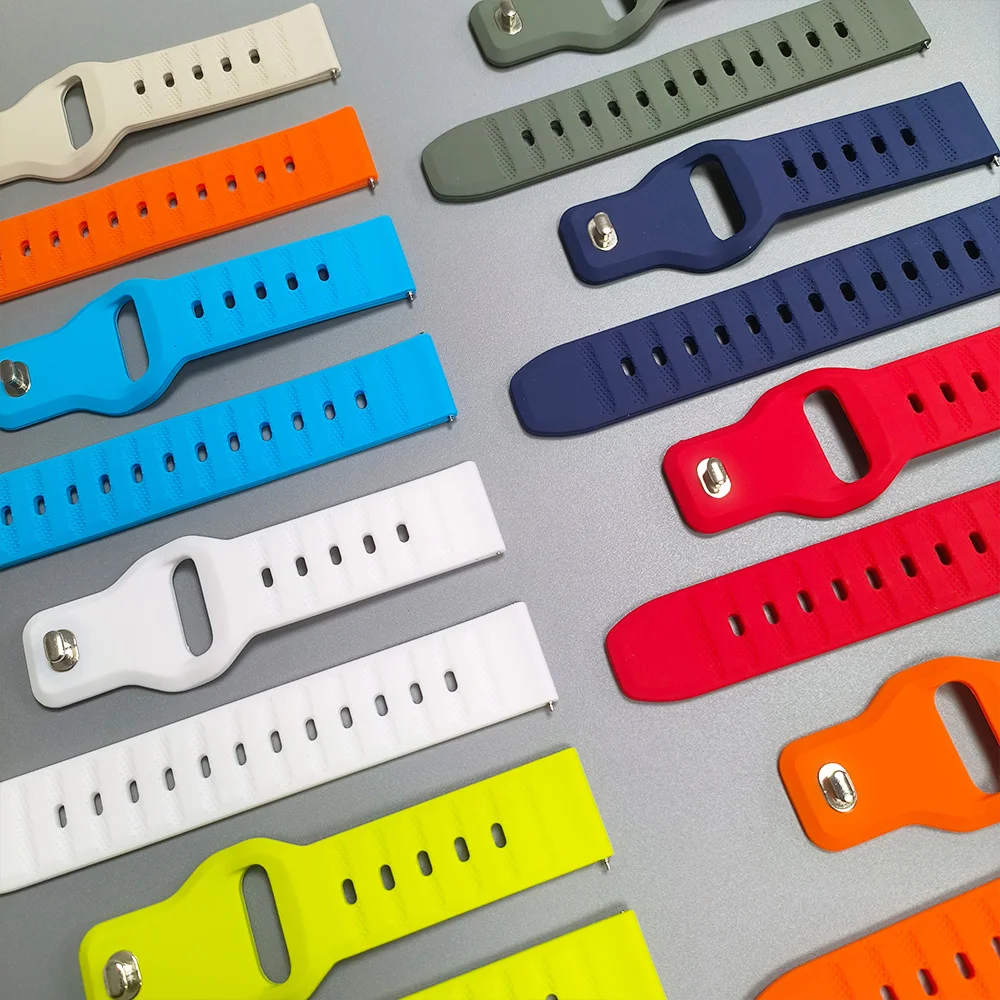 20mm 22mm Sport Band For COROS PACE 4 Pro 4 3 2 Rubber Wristband Bracelet Correa For COROS APEX 4 42mm 2 2Pro/APEX 42 46mm Strap