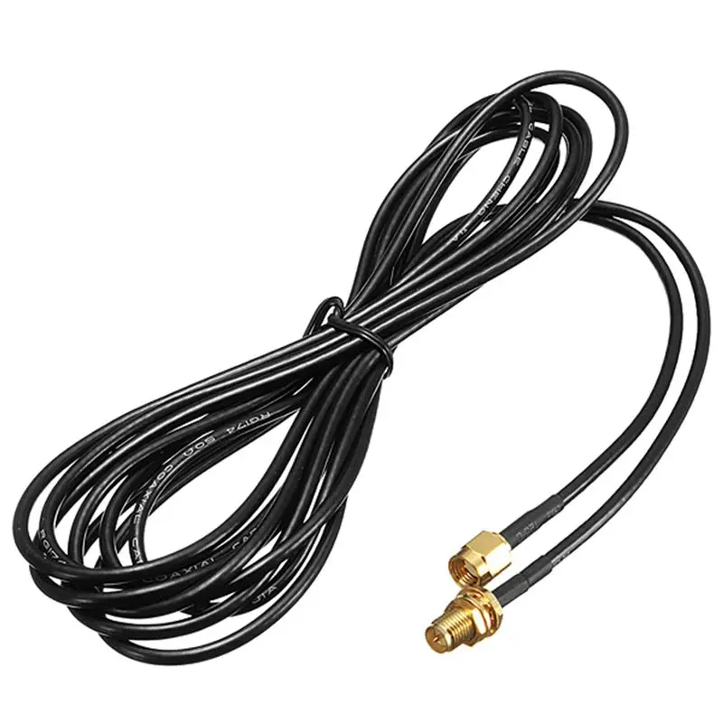 

Classic-5Pcs 3 Meters Fi Extension Cable RP SMA Antenna Connectors - RP SMA Female Wifi Router