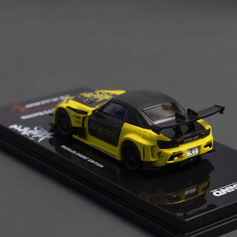 Diecast INNO 1:64 Scale Honda S2000 Tokyo Modification Show Kuala Lumpur Limited Alloy Car Model Collectible Toy Gift Souvenir