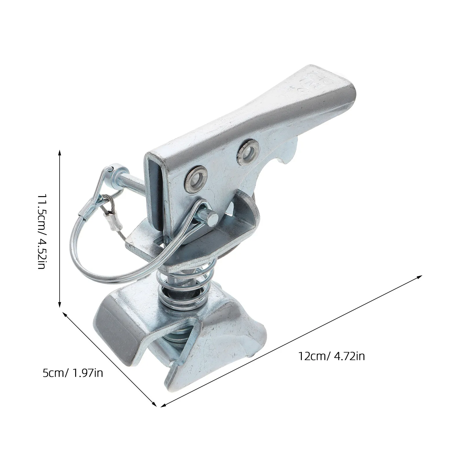 2 Inch Trailer Hitch Adapter with Coupler Lock Replacement Latch for Towing Heavy Duty Trailer Parts American Style Design
