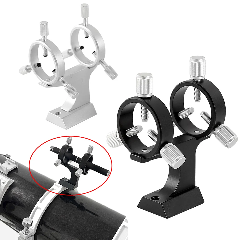 

Adjustable Finderscope Finderscope Mount Astronomy Observation Aluminum Alloy Material Anti-skid Protective Pad